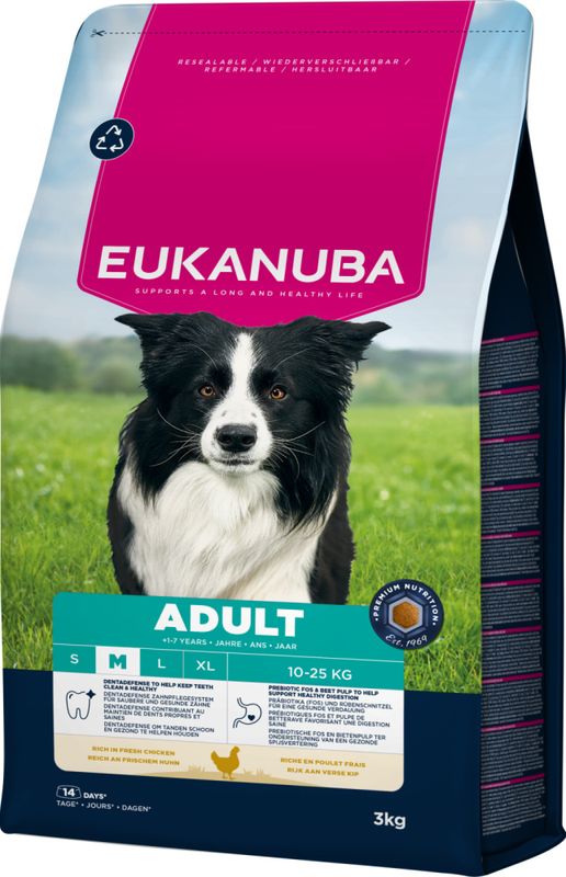 Eukanuba Adult Medium Breed kylling 3kg
