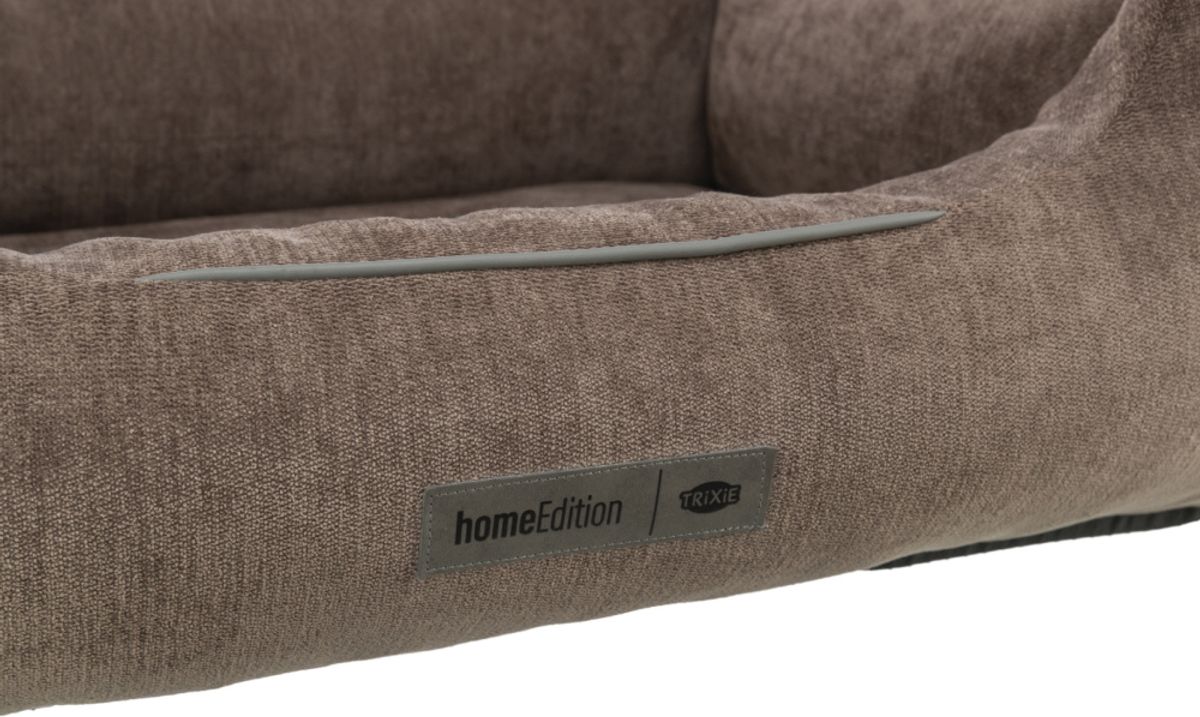 Brun Vital hundeseng i chenille, 3 str