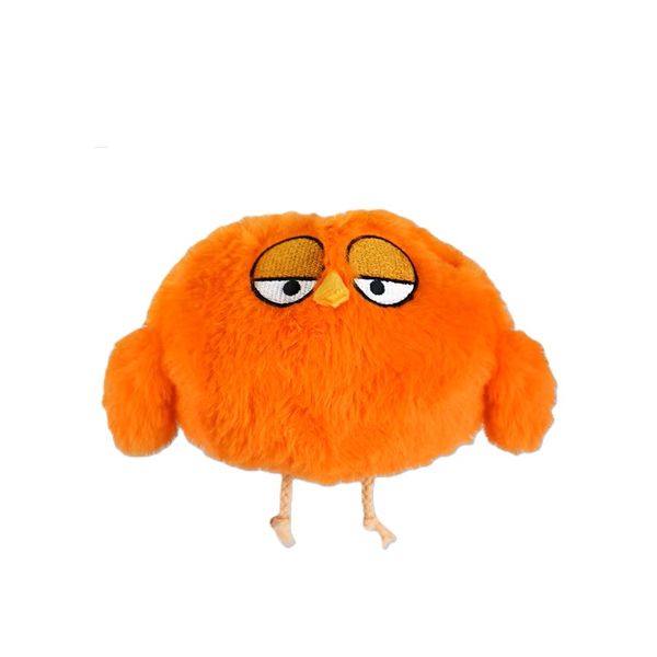 Hovedbilde Hoppede og snakkende elektrisk hundeleke - oransj fugl