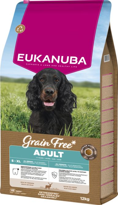 Hovedbilde EUKANUBA Adult All Breed Grainfree hjortekjøtt 12kg